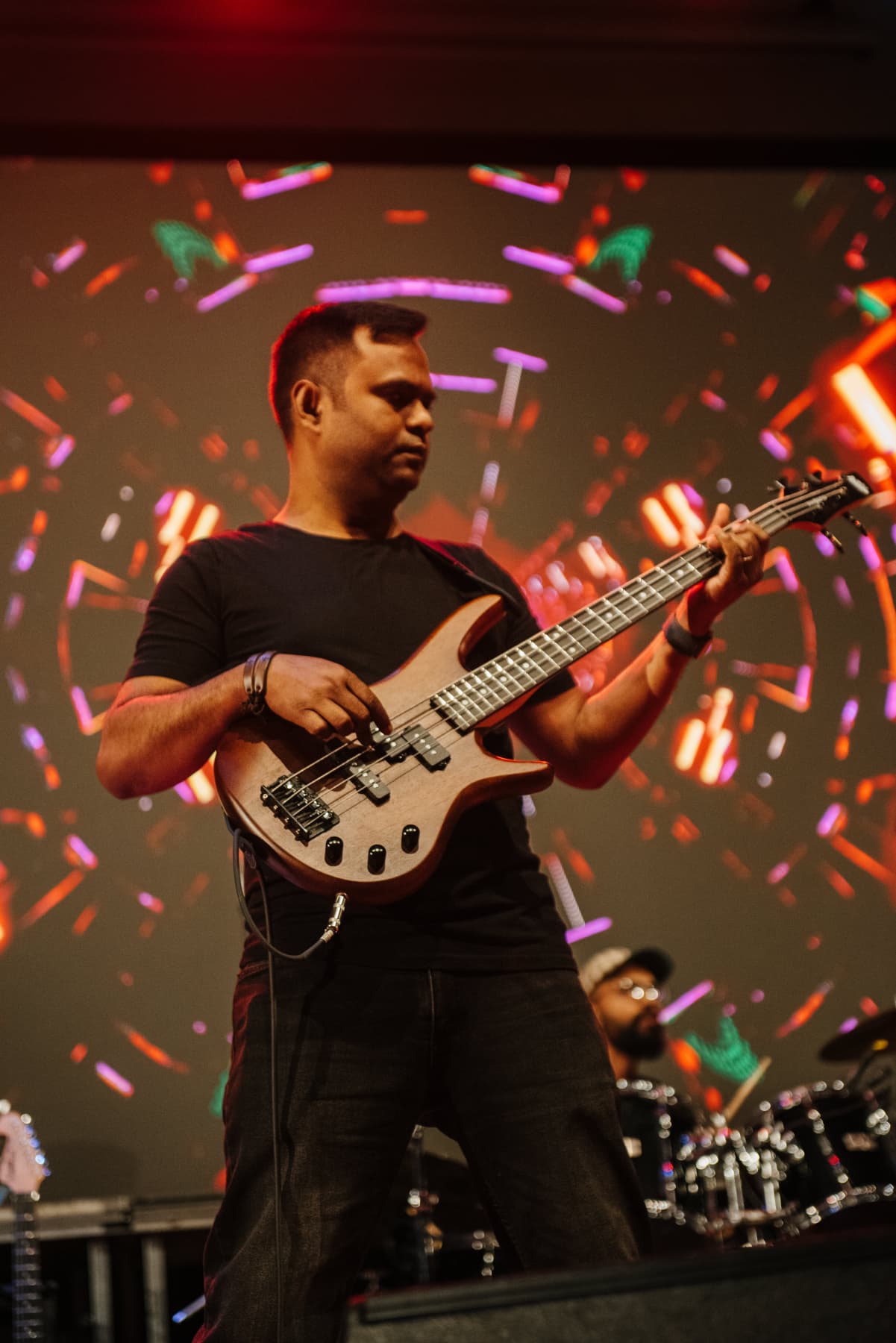 Band on stage