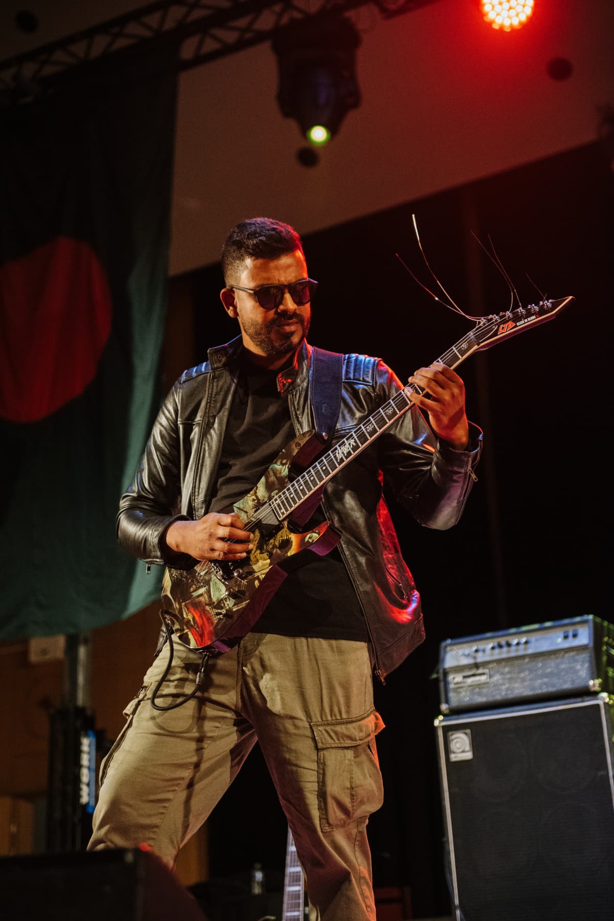 Band on stage