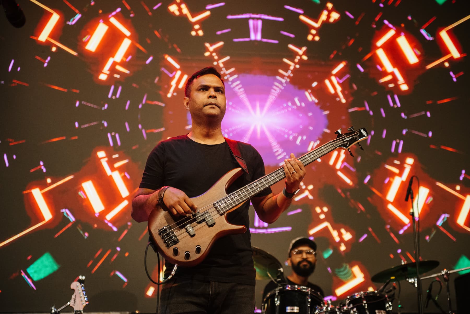 Band on stage