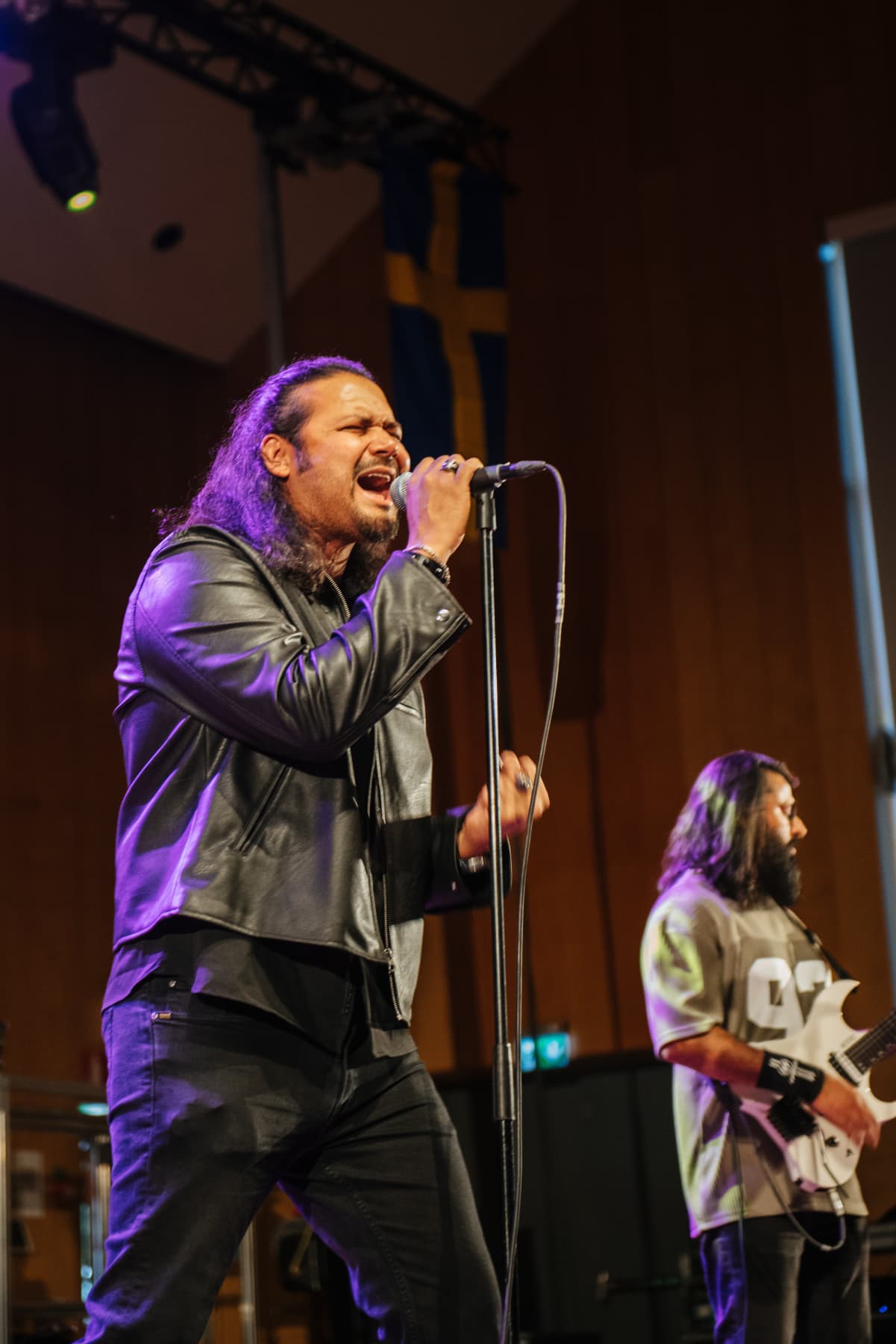 Band on stage