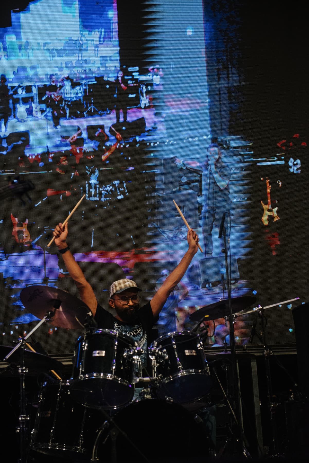 Band on stage