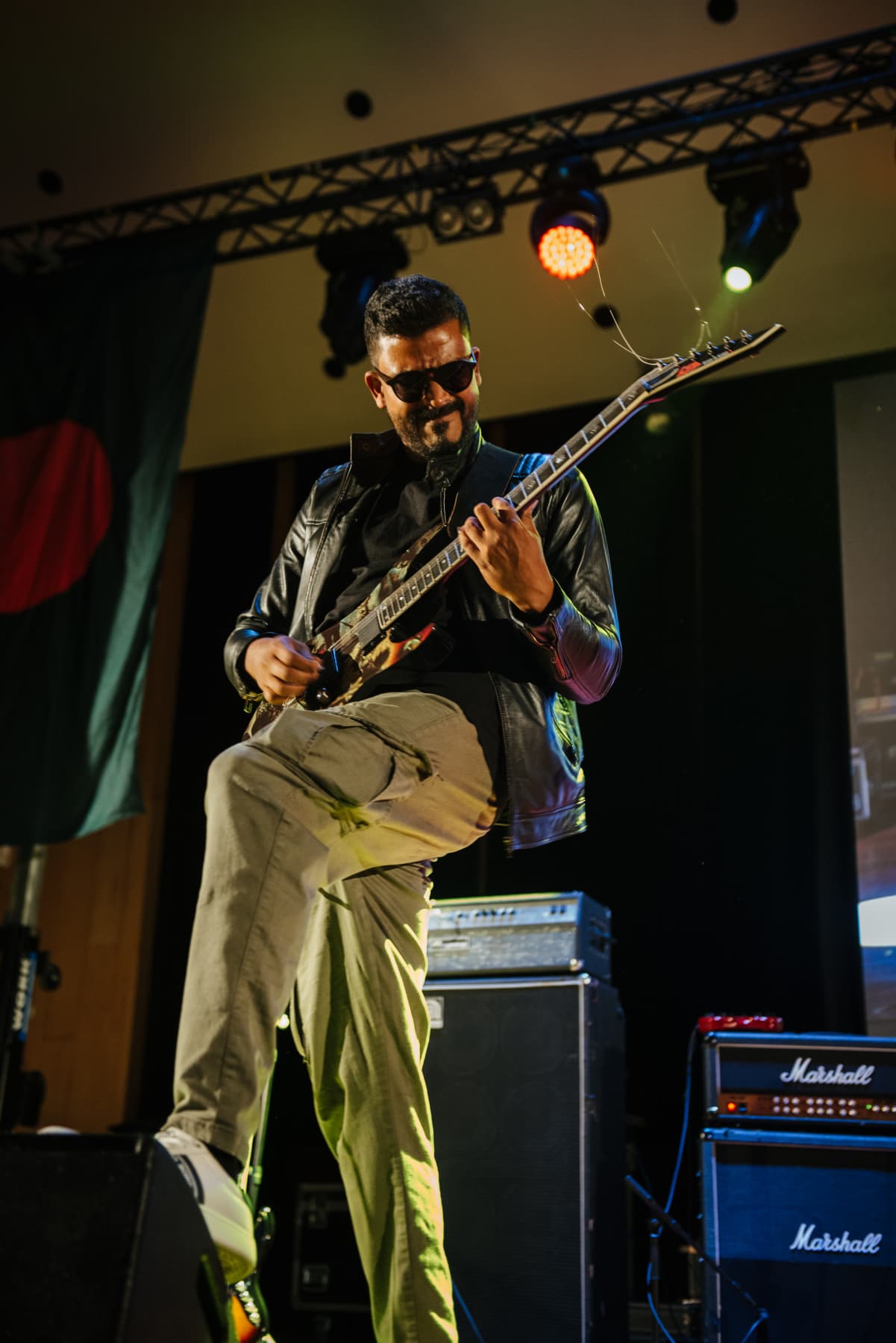Band on stage