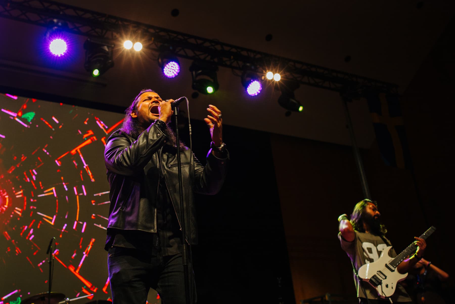 Band on stage