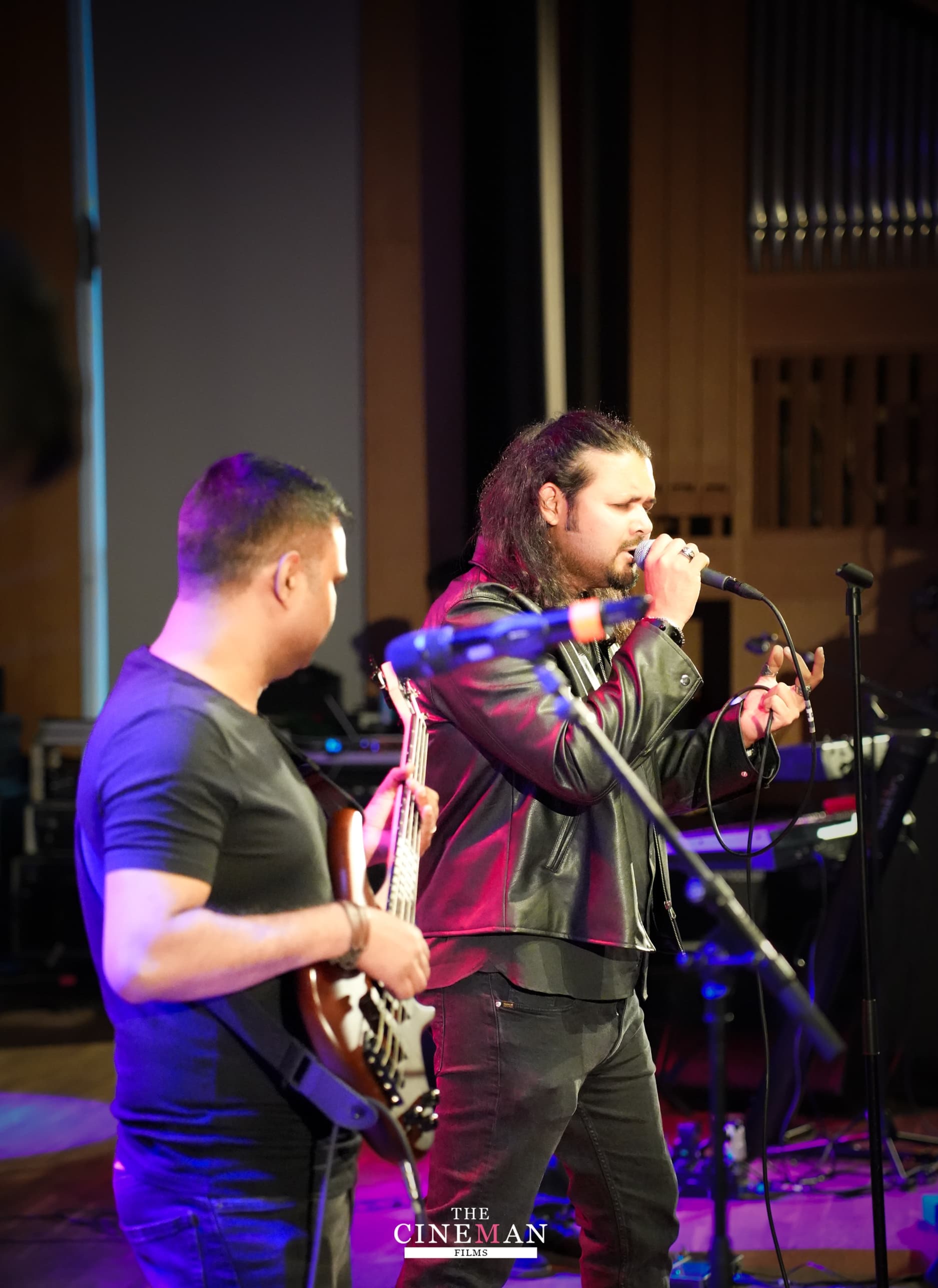 Band on stage