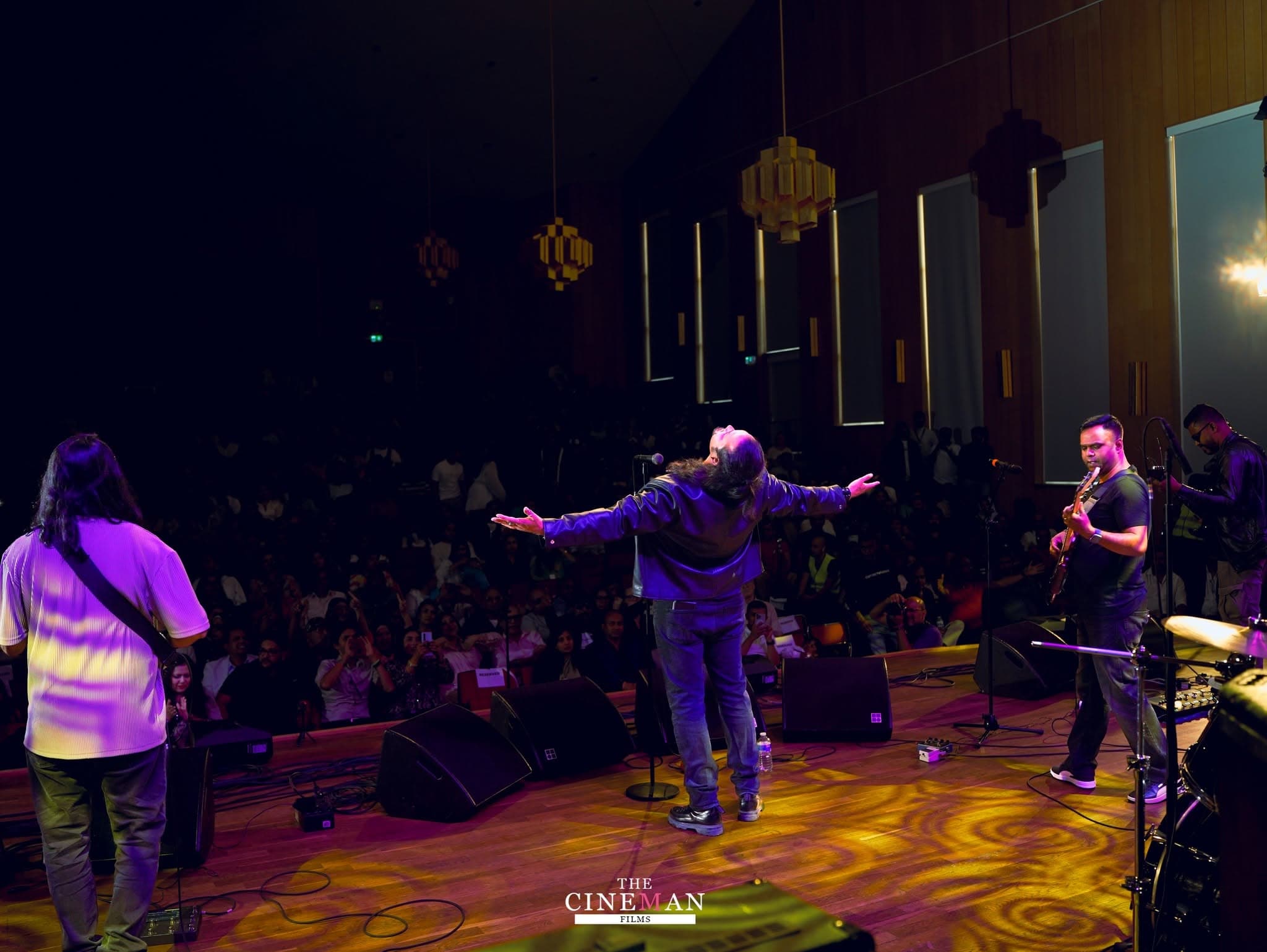 Band on stage